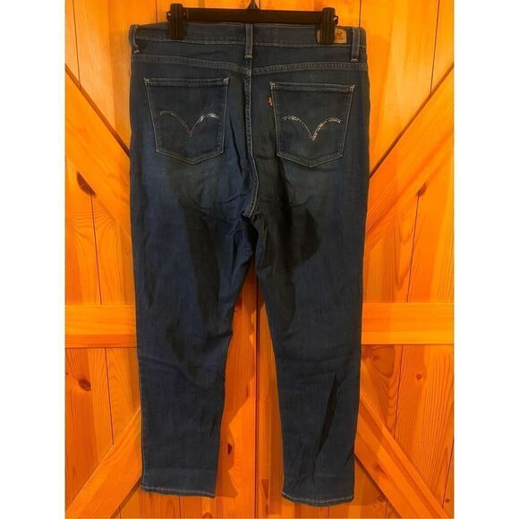 Levi's 512 Perfectly Slimming Skinny Leg Jeans Women's Dark Wash 16 M (1363) - Picture 3 of 5